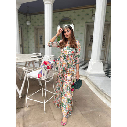 Baise Gaba Gul Gharara (Set of 2)
