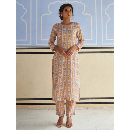 Baise Gaba Lehza Kurta Set (Set of 2)