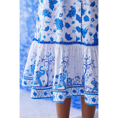 Baise Gaba White Arazi Shirt Dress