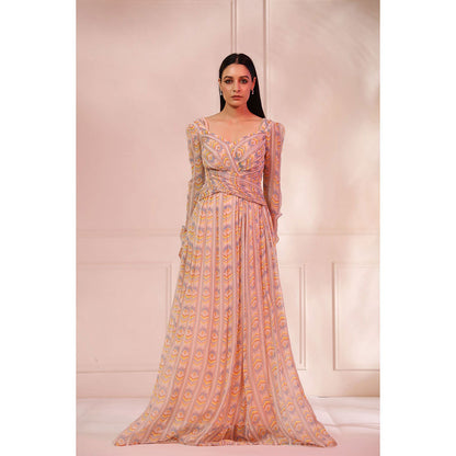 Baise Gaba Peach & Multi-Color Nazm Dress