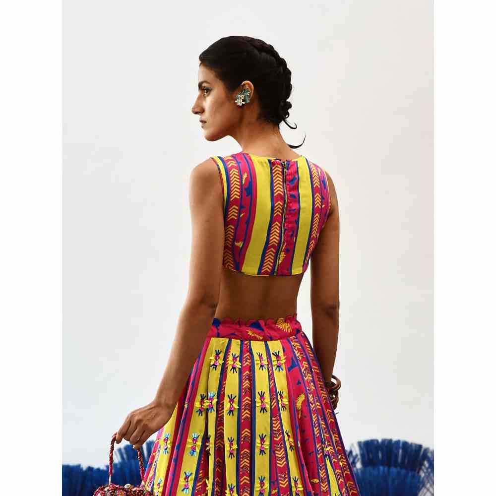 Baise Gaba Leia Multi-Color with Stitched Blouse