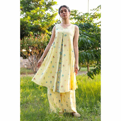 Baise Gaba Bliss Co-Ord - Yellow (Set of 2)