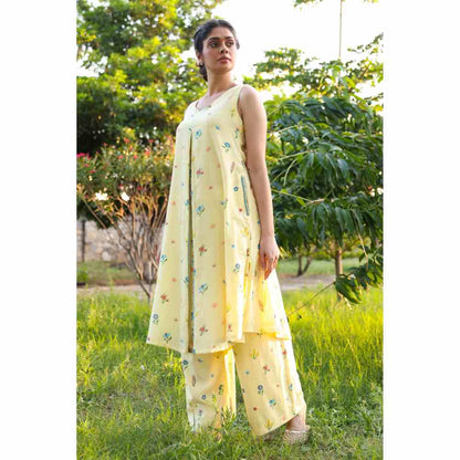 Baise Gaba Bliss Co-Ord - Yellow (Set of 2)