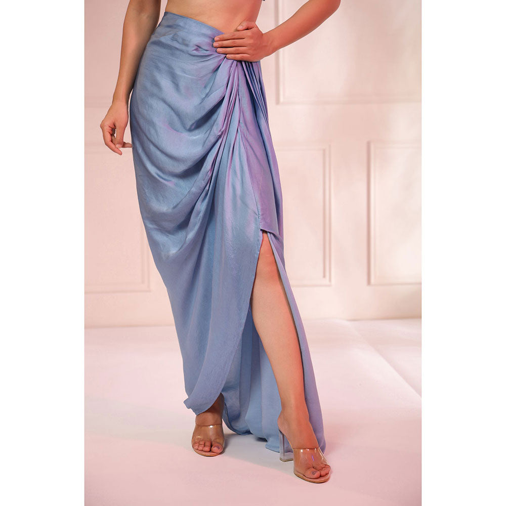 Baise Gaba Chaandni Skirt Chogha (Set of 3)