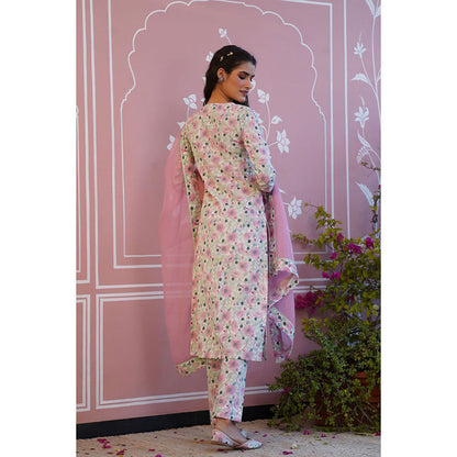 Baise Gaba Roseate Kurta (Set of 3)