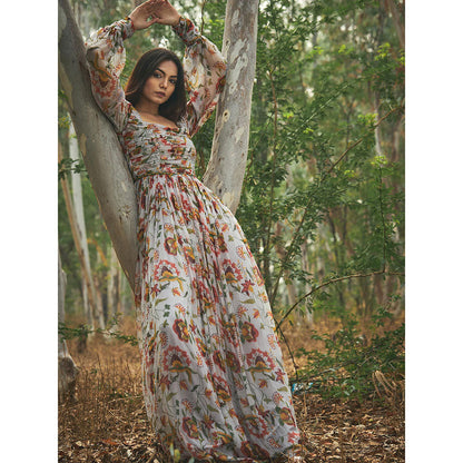 Baise Gaba Grey Regia Dress