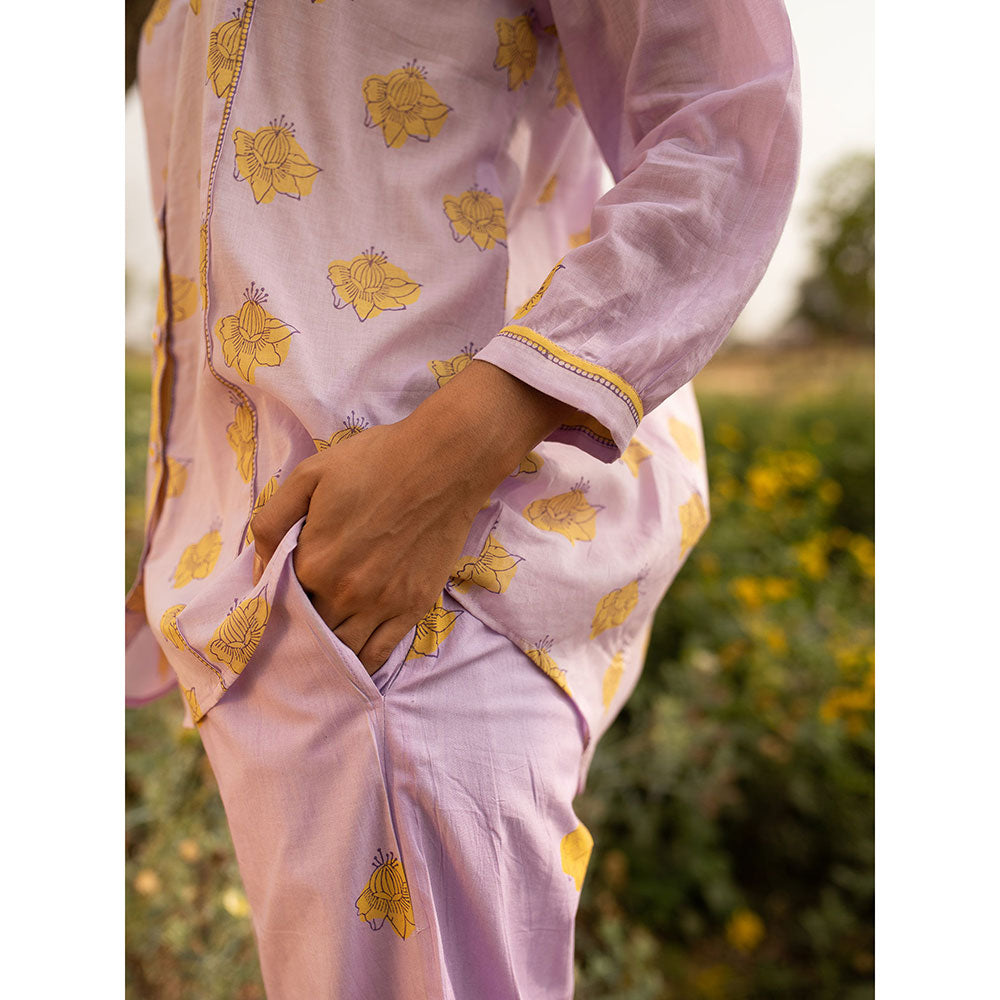 Baise Gaba Lavender Casaata Pants