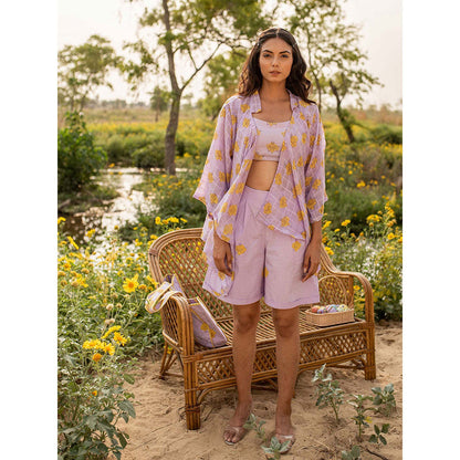 Baise Gaba Lavender Peony Overlay
