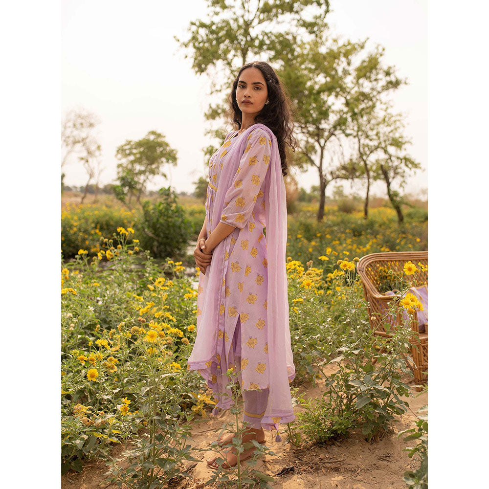 Baise Gaba Lavender Lavender Daffodilly Kurta