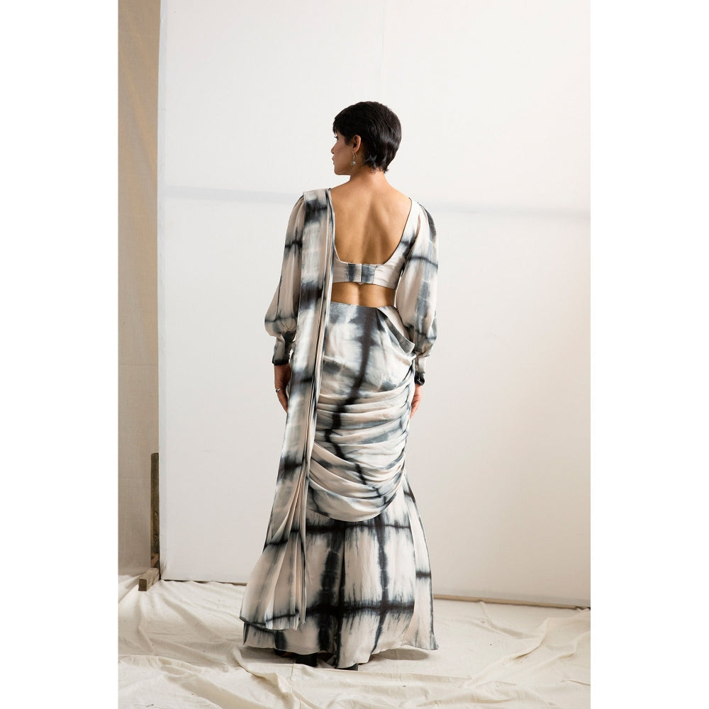 Bohame Irina Saree With Stitched Blouse