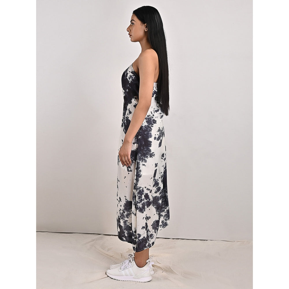 Bohame Vivian One Shoulder Tie-Dye Dress