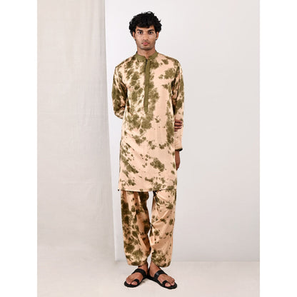Bohame Bryn Tie Dye Jacket and Kurta (Set of 3)