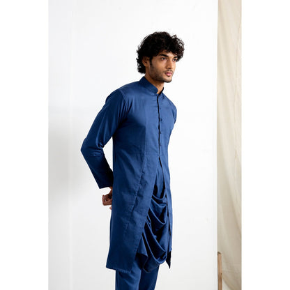 Bohame Ivor Tie Dye Cowl Kurta and Jacket (Set of 3)