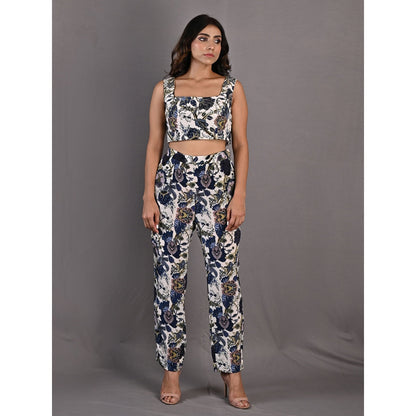 Bohame Alyssa Multi & Off White Co-Ord (Set of 3)