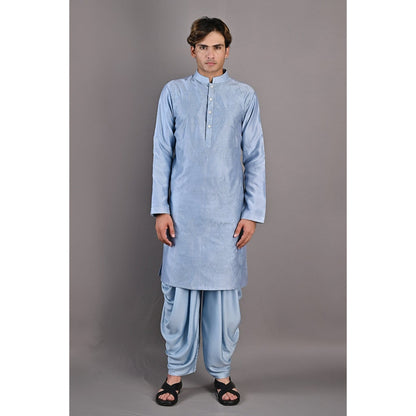 Bohame Mazus Powder Blue Kurta (Set of 2)