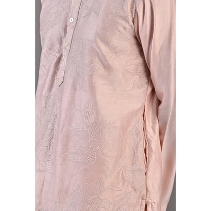 Bohame Myles Peach Kurta (Set of 2)