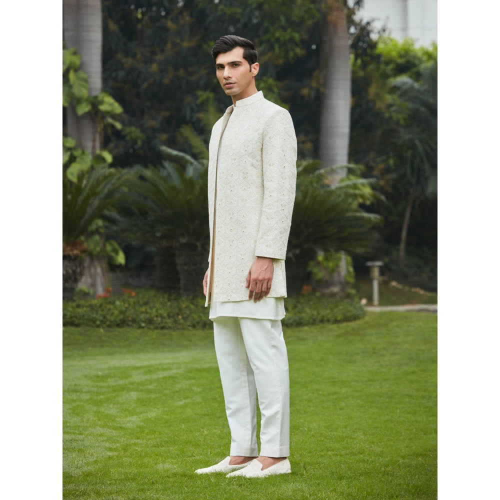 Bohame Itvara - Chikankari Open Kurta (Set of 3)
