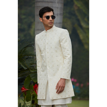 Bohame Itvara - Chikankari Open Kurta (Set of 3)