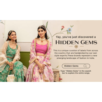 Gulabo Jaipur Bahaar Green Sharara (Set of 3)