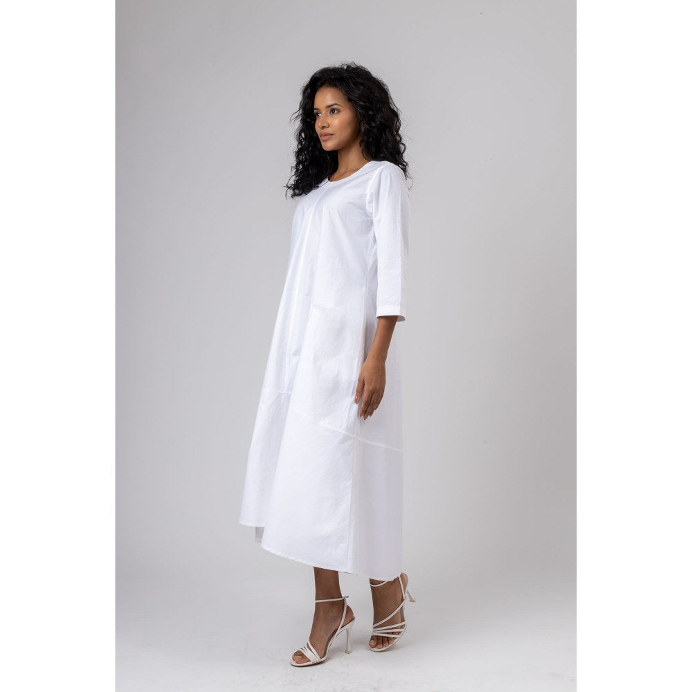 Doodlage Jill White Dress