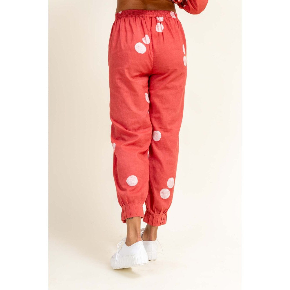 Doodlage Coral Printed Tunic With Tapered Pant (Set of 2)