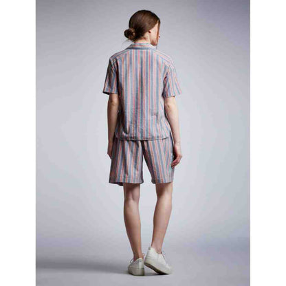 Doodlage Pleated Shorts With Patchwork
