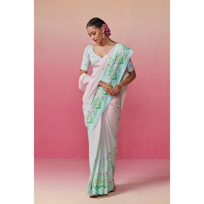 Dressfolk Women Love Birds Saree