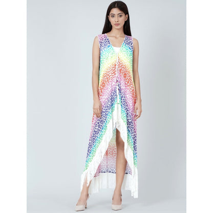 First Resort by Ramola Bachchan Multicolour Animal Print Cover-Up