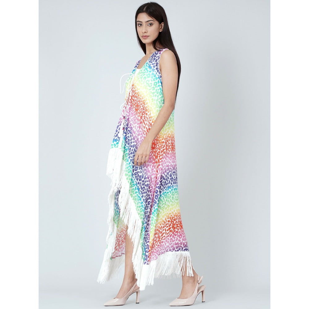 First Resort by Ramola Bachchan Multicolour Animal Print Cover-Up