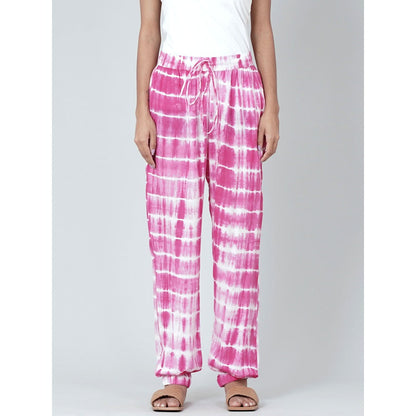 First Resort by Ramola Bachchan Purple And White Tie-Dye Lounge (Set of 2)