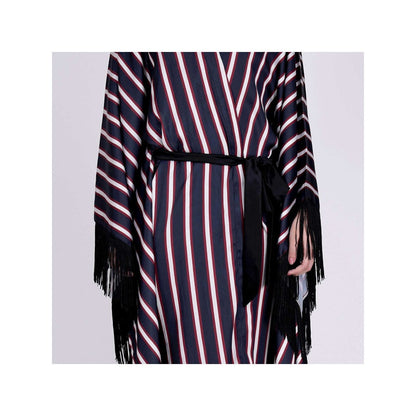 First Resort by Ramola Bachchan Dark Blue Full Length Cover-Up (Set of 2)