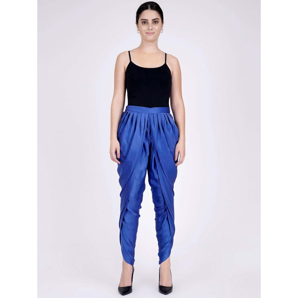 First Resort by Ramola Bachchan Navy Blue Tulip Pants