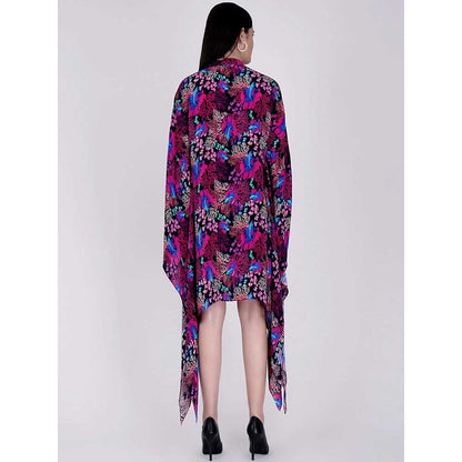 First Resort by Ramola Bachchan Pink Deep Sea Print Tunic Dress