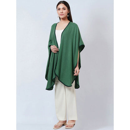 First Resort by Ramola Bachchan Green Cashmere Jacket