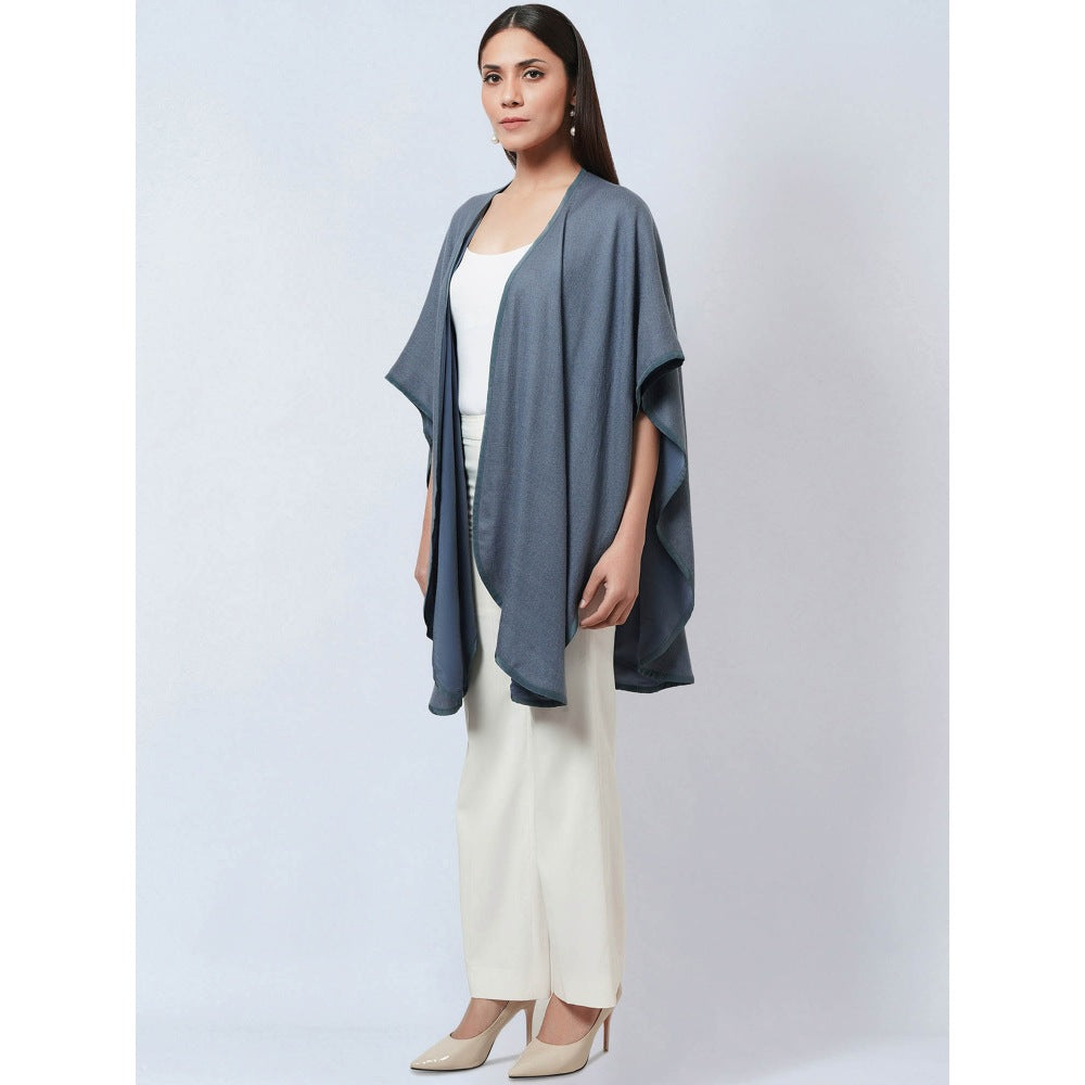 First Resort by Ramola Bachchan Grey Cashmere Jacket