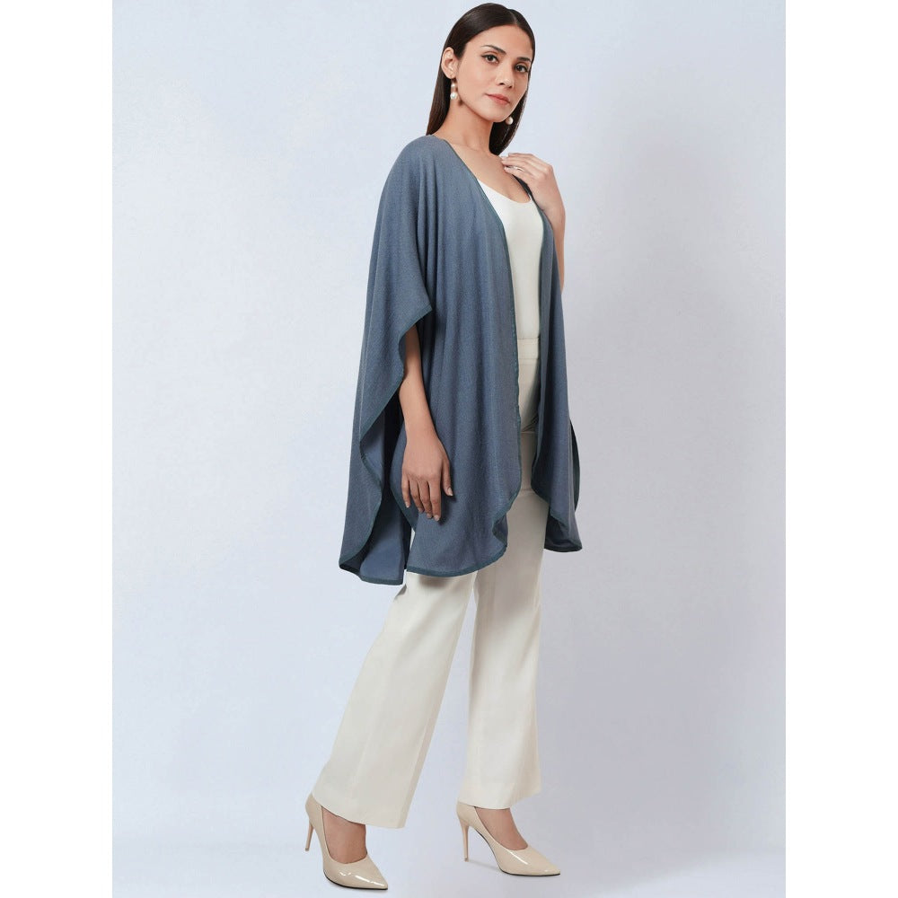 First Resort by Ramola Bachchan Grey Cashmere Jacket