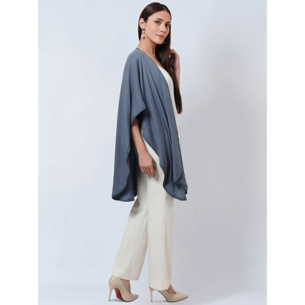 First Resort by Ramola Bachchan Grey Cashmere Jacket