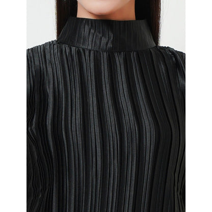 First Resort by Ramola Bachchan Black Sleeveless & Box Pleated Palazzo Co-Ord (Set of 2)