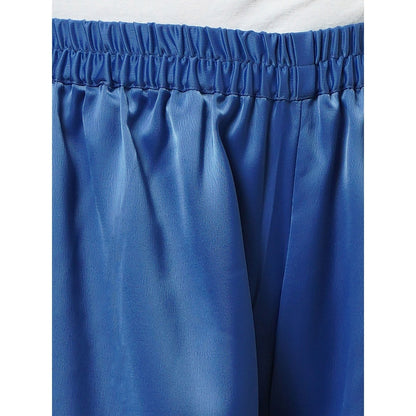 First Resort by Ramola Bachchan Azure Blue Asymmetric Top & Palazzo Co-Ord (Set of 2)