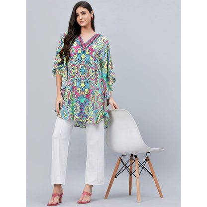 First Resort by Ramola Bachchan Green Paisley Mini Dress