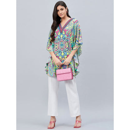 First Resort by Ramola Bachchan Green Paisley Mini Dress