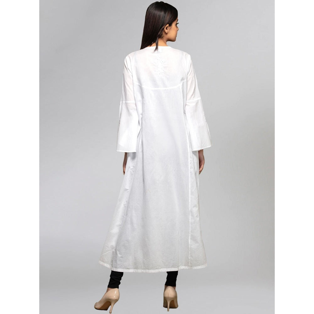 First Resort by Ramola Bachchan White Shrugs