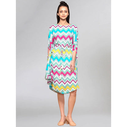 First Resort by Ramola Bachchan Multi Colour Dress