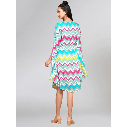 First Resort by Ramola Bachchan Multi Colour Dress