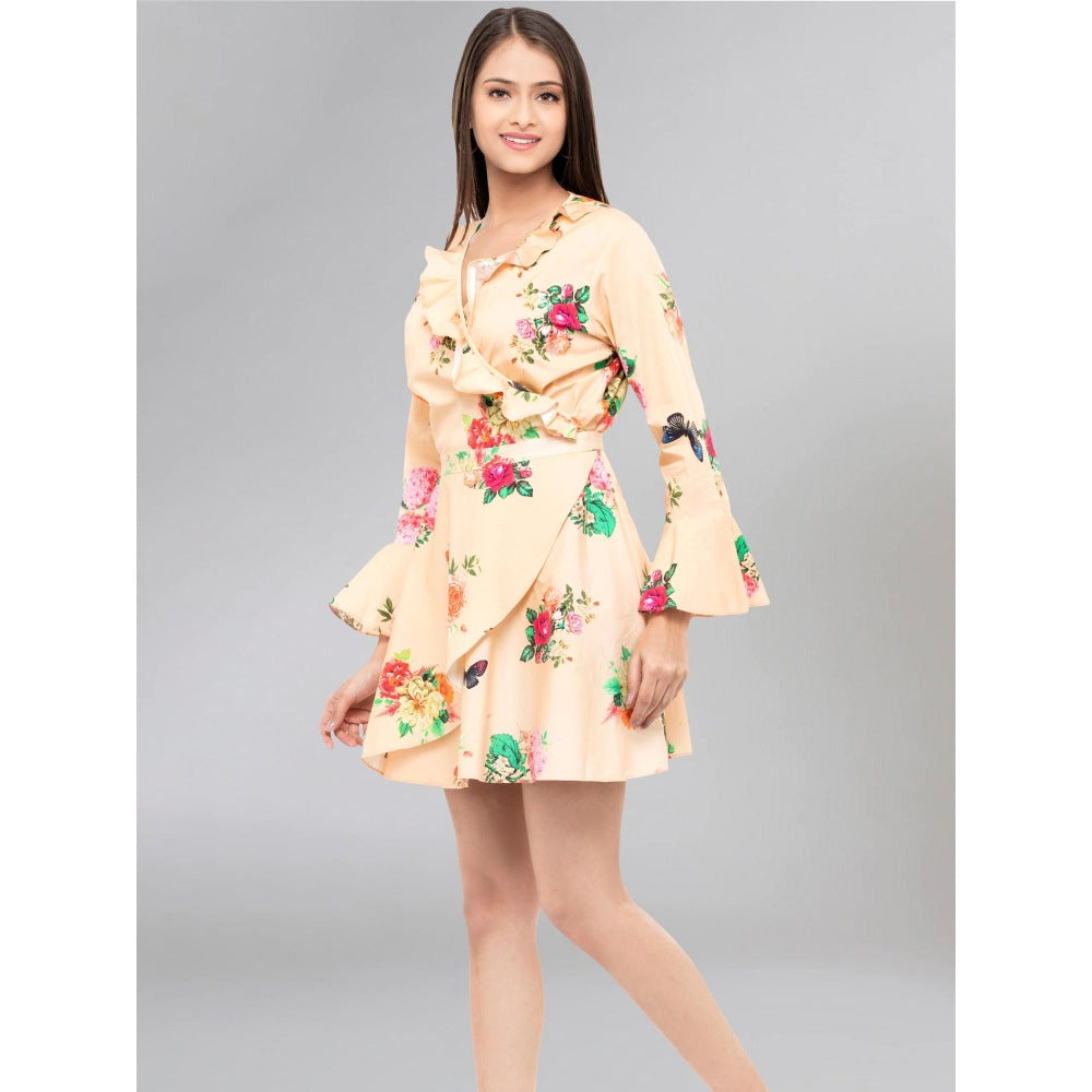 First Resort by Ramola Bachchan Peach Dress