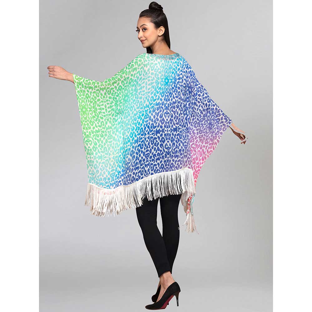 First Resort by Ramola Bachchan Multi Colour Kaftan