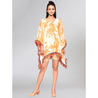 First Resort by Ramola Bachchan Orange Top