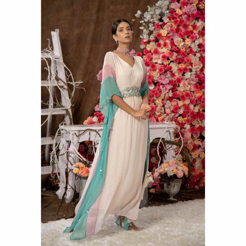 Farha Syed Multicoloured Kaftan