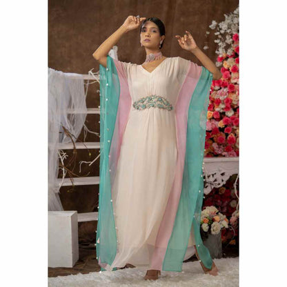 Farha Syed Multicoloured Kaftan