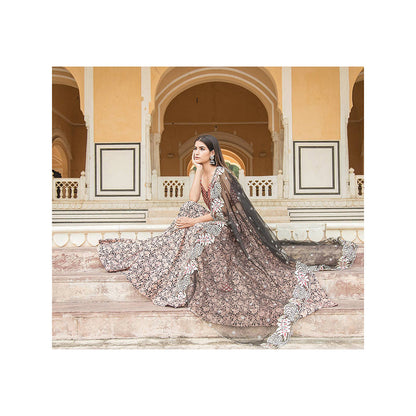 Gulabo Jaipur Mira Black Lehenga (Set of 3)